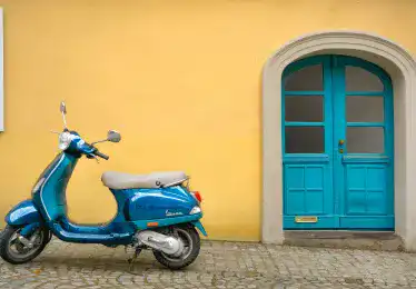 Photo d'une Vespa Italienne